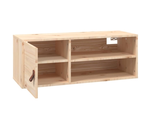 vidaXL sienas skapītis, 80x30x30 cm, priedes masīvkoks