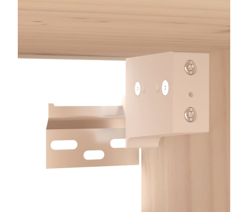 vidaXL sienas skapītis, 80x30x30 cm, priedes masīvkoks