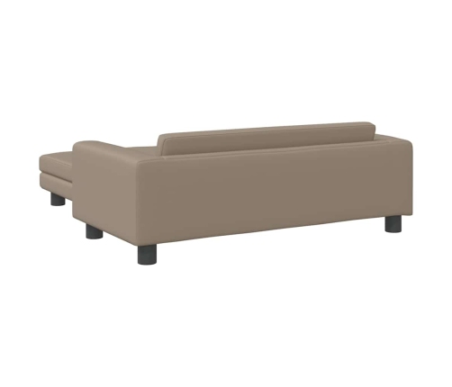 Suņa Gulta Ar Pagarinājumu, Kapučīno, 100X50X30Cm, Mākslīgā Āda Vidaxl