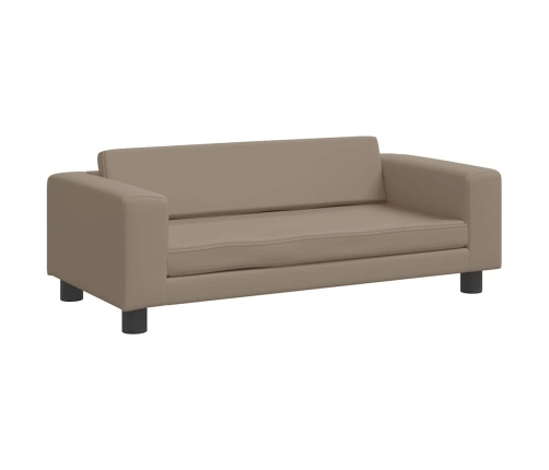 Suņa Gulta Ar Pagarinājumu, Kapučīno, 100X50X30Cm, Mākslīgā Āda Vidaxl