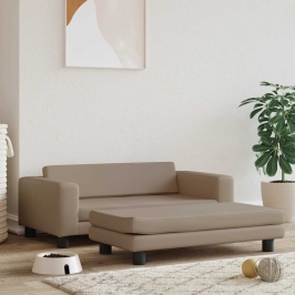 Suņa Gulta Ar Pagarinājumu, Kapučīno, 100X50X30Cm, Mākslīgā Āda Vidaxl Suņa Gulta Ar Pagarinājumu, Kapučīno, 100X50X30Cm, Mākslīgā Āda Vidaxl