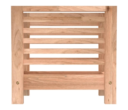 vidaXL žurnālu statīvs, 40x26,5x38,5 cm, valrieksta masīvkoks