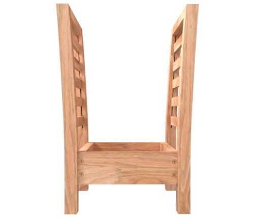 vidaXL žurnālu statīvs, 40x26,5x38,5 cm, valrieksta masīvkoks