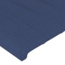vidaXL galvgalis ar malām, 203x23x78/88 cm, zils audums