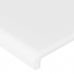 vidaXL galvgalis ar malām, 83x23x118/128 cm, balta mākslīgā āda