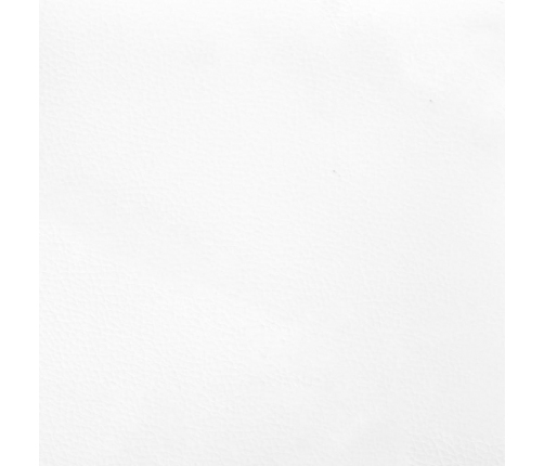 vidaXL galvgalis ar malām, 83x23x118/128 cm, balta mākslīgā āda