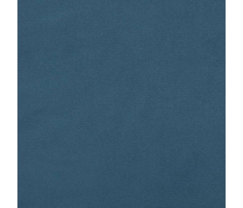 vidaXL galvgalis ar malām, 203x23x118/128 cm, tumši zils samts
