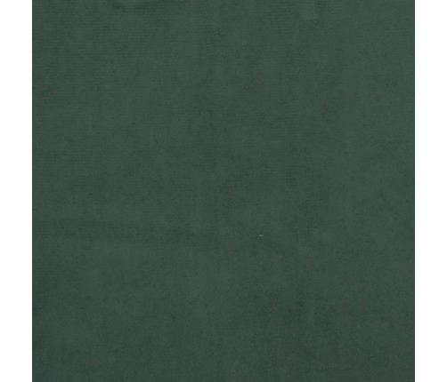 vidaXL gultas rāmis ar galvgali, tumši zaļš samts, 180x200 cm