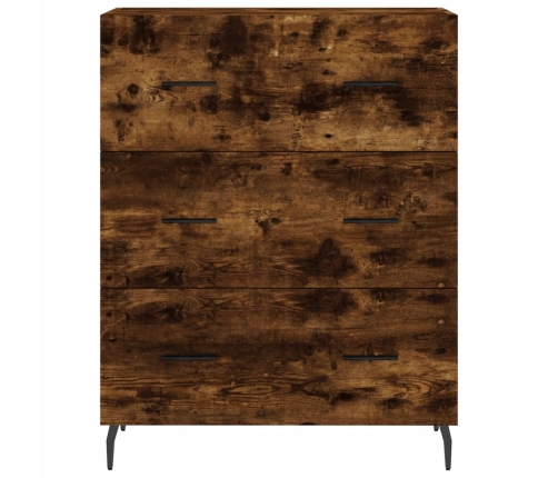 vidaXL augstais skapis, ozolkoka, 69,5x34x180 cm, inženierijas koks
