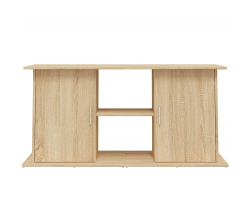 vidaXL akvārija statīvs, ozolkoka, 121x41x58 cm, inženierijas koks