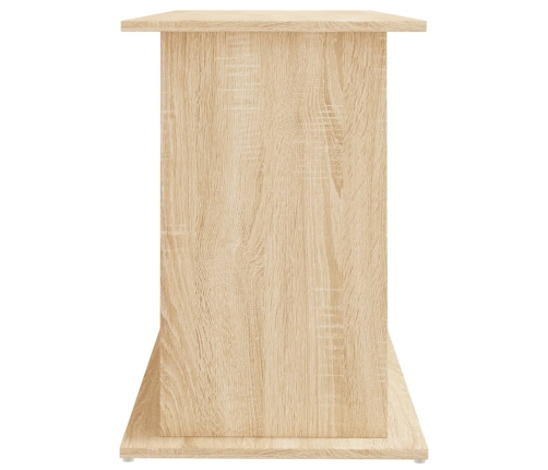 vidaXL akvārija statīvs, ozolkoka, 121x41x58 cm, inženierijas koks