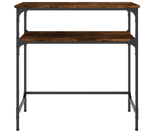vidaXL konsoles galdiņš, ozolkoka, 75x35,5x75 cm, inženierijas koks