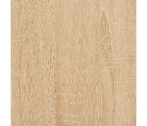 vidaXL konsoles galdiņš, koka krāsa, 75x19,5x75 cm, inženierijas koks