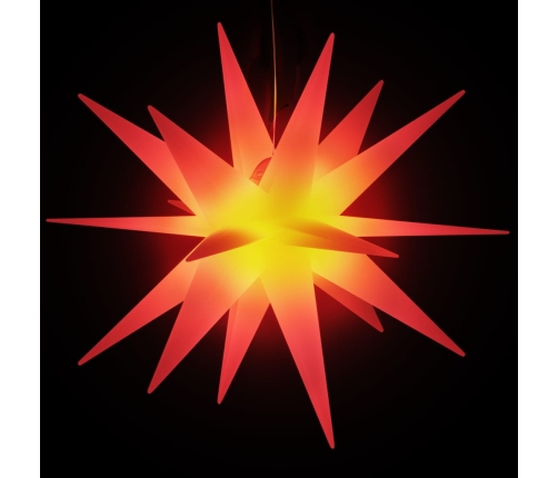 vidaXL Ziemassvētku lampa ar LED, salokāma, sarkana, 43 cm