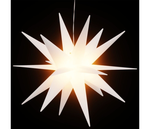 Ziemassvētku Lampa Ar Led, Salokāma, Balta, 43 Cm Vidaxl