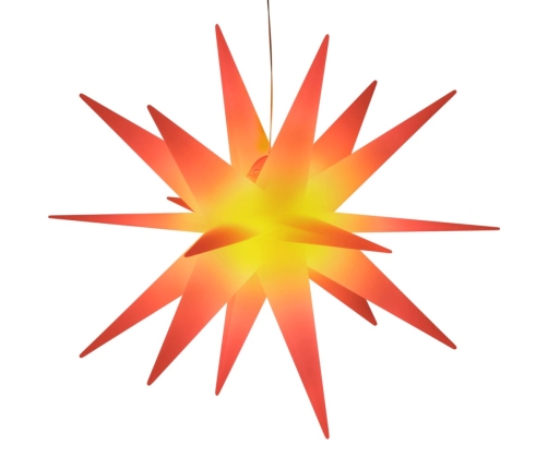 vidaXL Ziemassvētku lampa ar LED, salokāma, sarkana, 100 cm