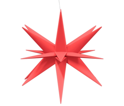 vidaXL Ziemassvētku lampa ar LED, salokāma, sarkana, 100 cm