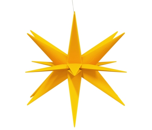 vidaXL Ziemassvētku lampa ar LED, salokāma, dzeltena, 100 cm