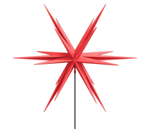 vidaXL Ziemassvētku lampas ar LED un mietiņu, 3 gab., sarkanas, 35 cm