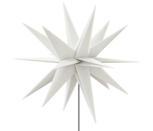 Ziemassvētku Lampas Ar Led Un Mietiņu, 3 Gab., Baltas, 35 Cm Vidaxl