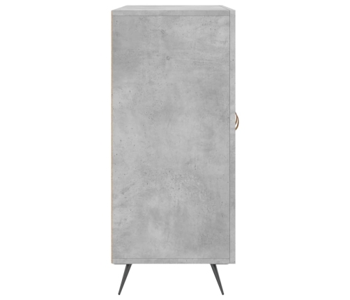 vidaXL kumode, betona pelēka, 90x34x80 cm, inženierijas koks