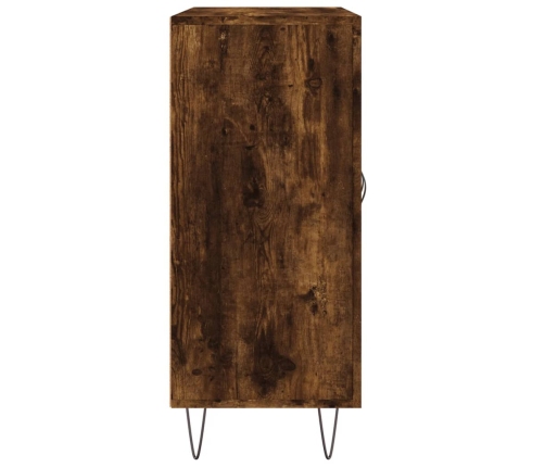 vidaXL kumode, ozolkoka krāsa, 90x34x80 cm, inženierijas koks