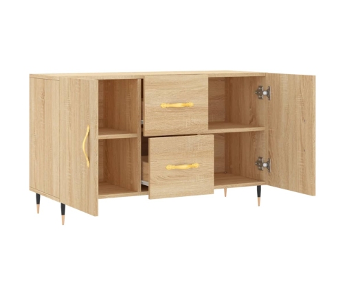 vidaXL kumode, ozolkoka krāsa, 100x36x60 cm, inženierijas koks