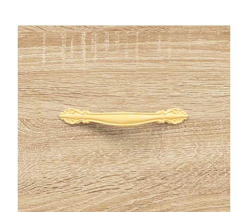 vidaXL kumode, ozolkoka krāsa, 100x36x60 cm, inženierijas koks