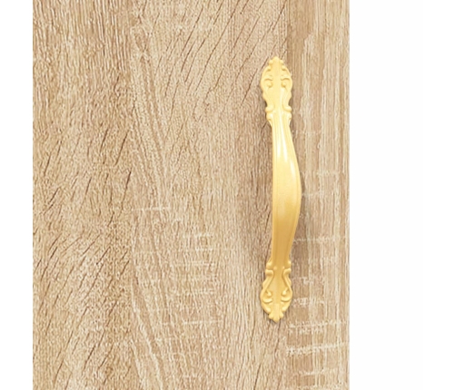 vidaXL kumode, ozolkoka krāsa, 100x36x60 cm, inženierijas koks