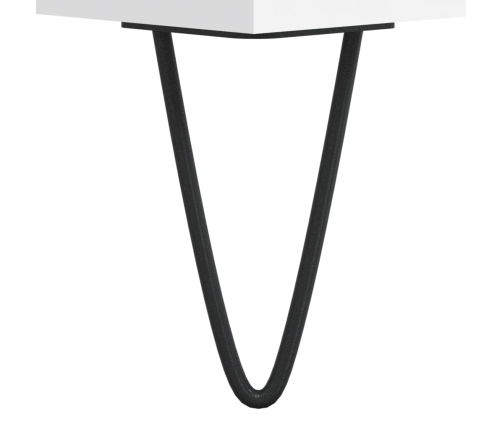 vidaXL kumode, balta, 100x36x60 cm, inženierijas koks