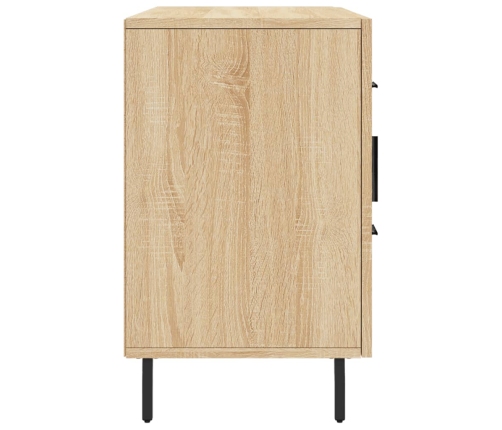 vidaXL kumode, ozolkoka krāsa, 100x36x60 cm, inženierijas koks