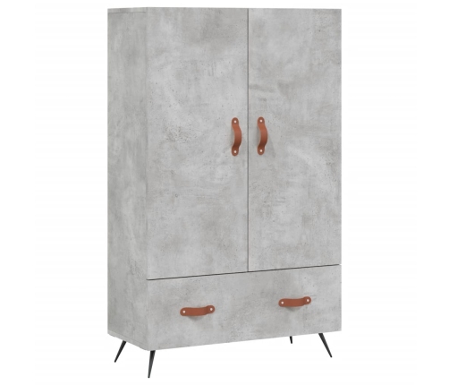 vidaXL augstais skapītis, pelēks, 69,5x31x115 cm, inženierijas koks