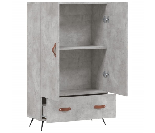 vidaXL augstais skapītis, pelēks, 69,5x31x115 cm, inženierijas koks