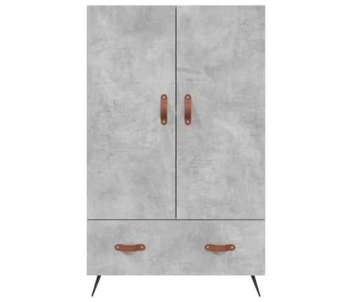 vidaXL augstais skapītis, pelēks, 69,5x31x115 cm, inženierijas koks