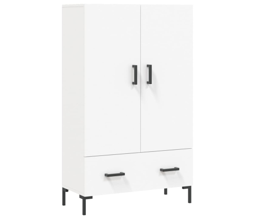 vidaXL augstais skapītis, balts, 69,5x31x115 cm, inženierijas koks