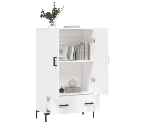 vidaXL augstais skapītis, balts, 69,5x31x115 cm, inženierijas koks