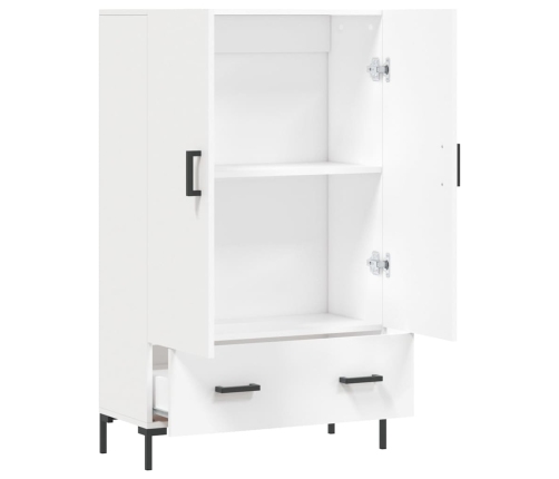 vidaXL augstais skapītis, balts, 69,5x31x115 cm, inženierijas koks