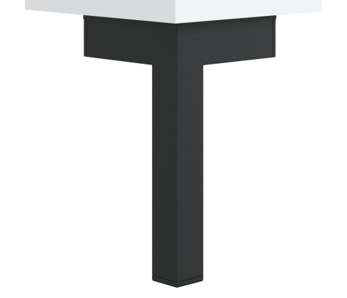 vidaXL augstais skapītis, balts, 69,5x31x115 cm, inženierijas koks