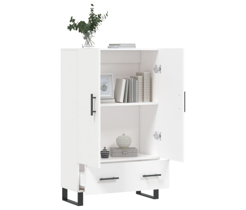 vidaXL augstais skapītis, balts, 69,5x31x115 cm, inženierijas koks