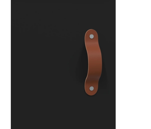 vidaXL augstais skapītis, melns, 69,5x31x115 cm, inženierijas koks