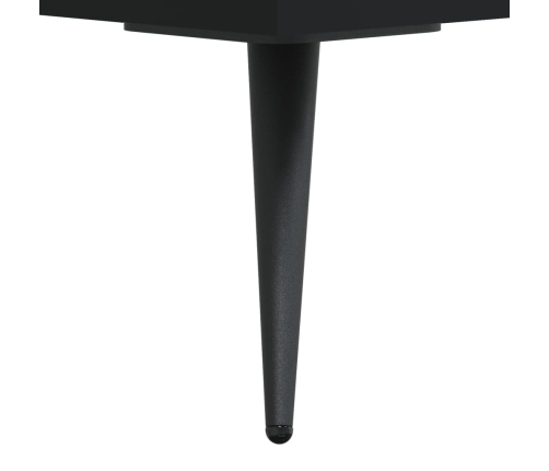 vidaXL augstais skapītis, melns, 69,5x31x115 cm, inženierijas koks