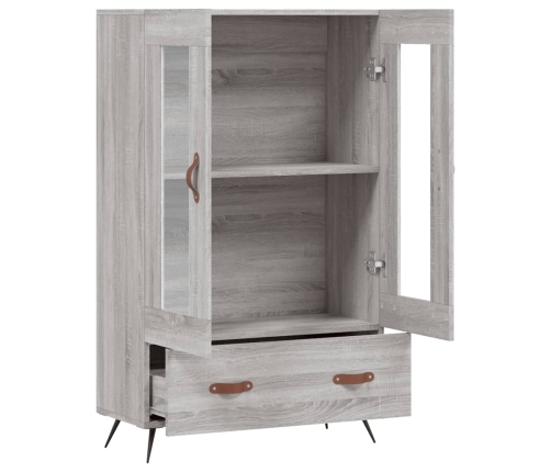 vidaXL augstais skapītis, pelēks, 69,5x31x115 cm, inženierijas koks