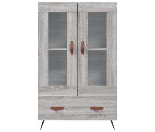 vidaXL augstais skapītis, pelēks, 69,5x31x115 cm, inženierijas koks