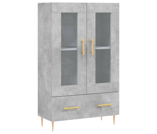 vidaXL augstais skapītis, pelēks, 69,5x31x115 cm, inženierijas koks