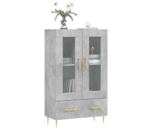 vidaXL augstais skapītis, pelēks, 69,5x31x115 cm, inženierijas koks