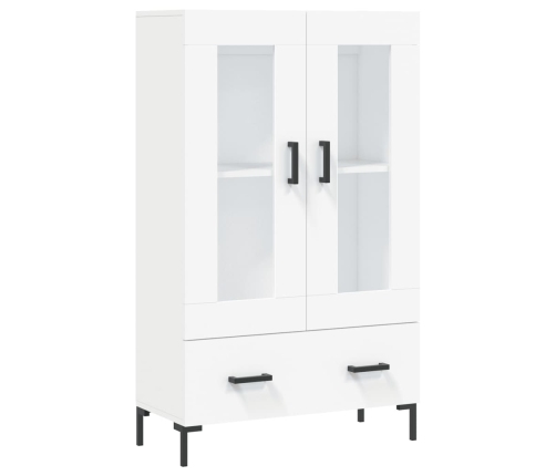 vidaXL augstais skapītis, balts, 69,5x31x115 cm, inženierijas koks