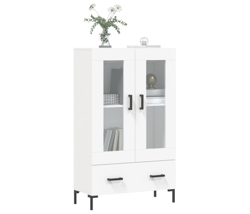 vidaXL augstais skapītis, balts, 69,5x31x115 cm, inženierijas koks
