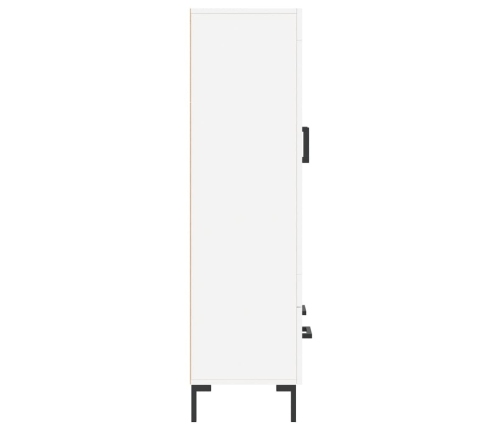 vidaXL augstais skapītis, balts, 69,5x31x115 cm, inženierijas koks