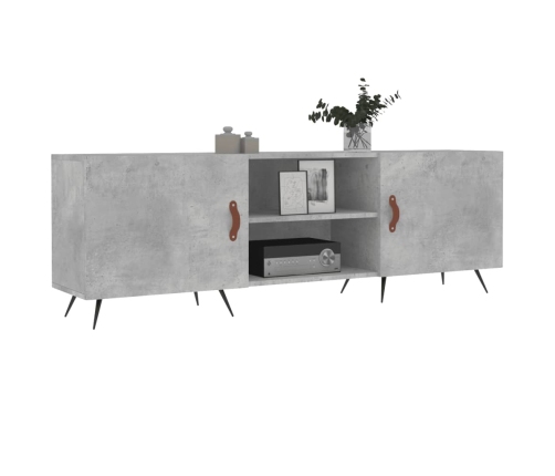 vidaXL TV skapītis, betona pelēks, 150x30x50 cm, inženierijas koks