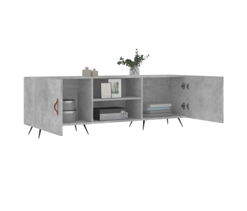 vidaXL TV skapītis, betona pelēks, 150x30x50 cm, inženierijas koks
